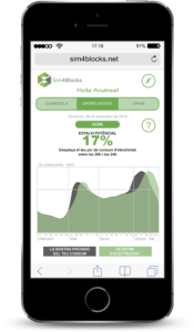 Sim4Blocks mobile app - energy forecast and optimizer